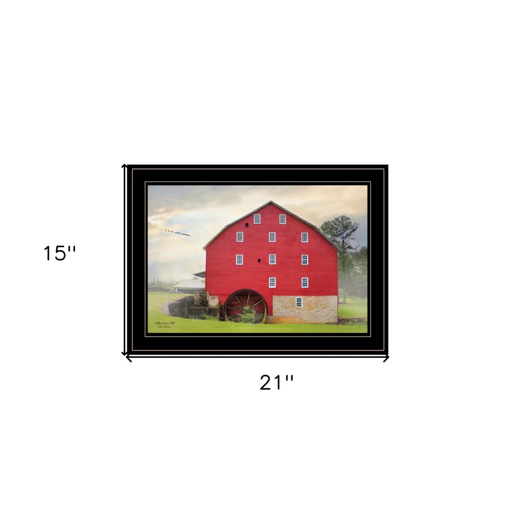 Willow Grove Mill 3 Black Framed Print Wall Art HomeRoots