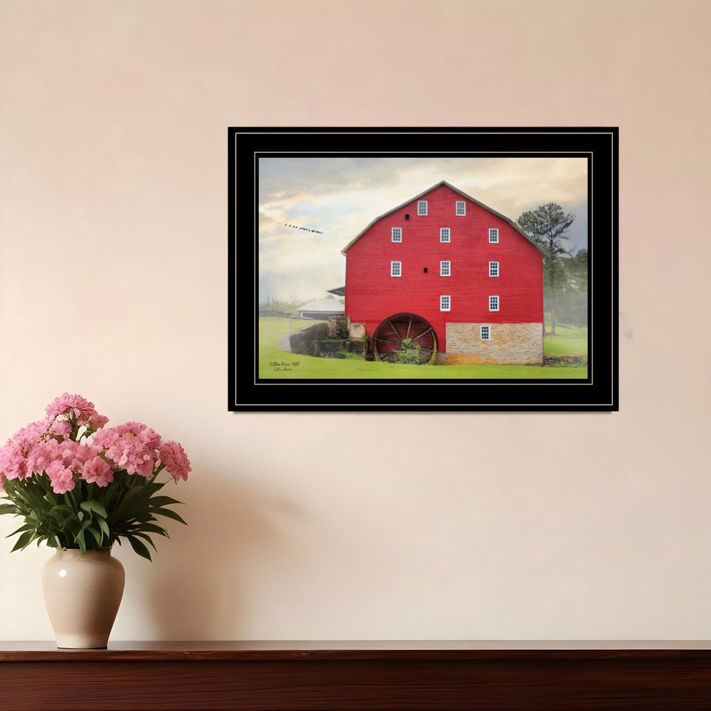 Willow Grove Mill 3 Black Framed Print Wall Art HomeRoots