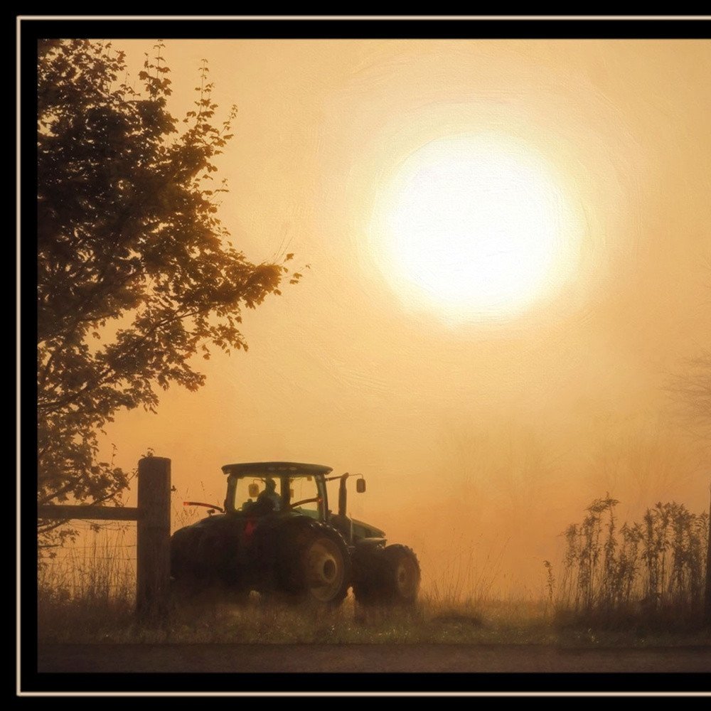 Start Your Engines 3 Black Framed Print Wall Art — view 3