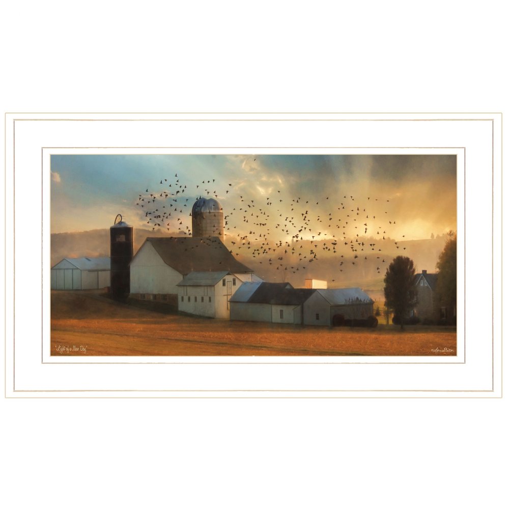 Light of a New Day 2 White Framed Print Wall Art — view 1