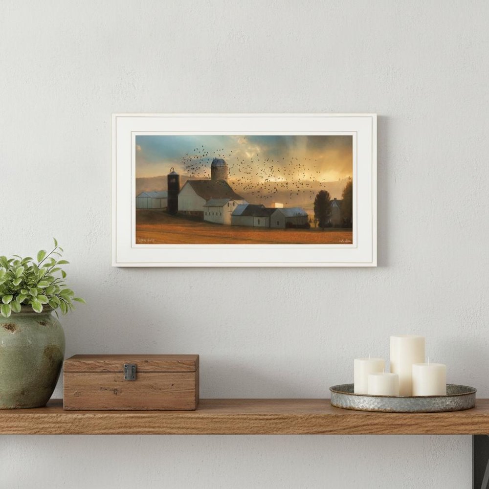 Light of a New Day 2 White Framed Print Wall Art — view 4