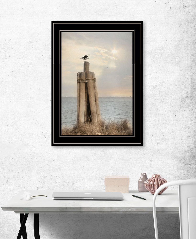 Birds Eye View 3 Black Framed Print Wall Art — view 2