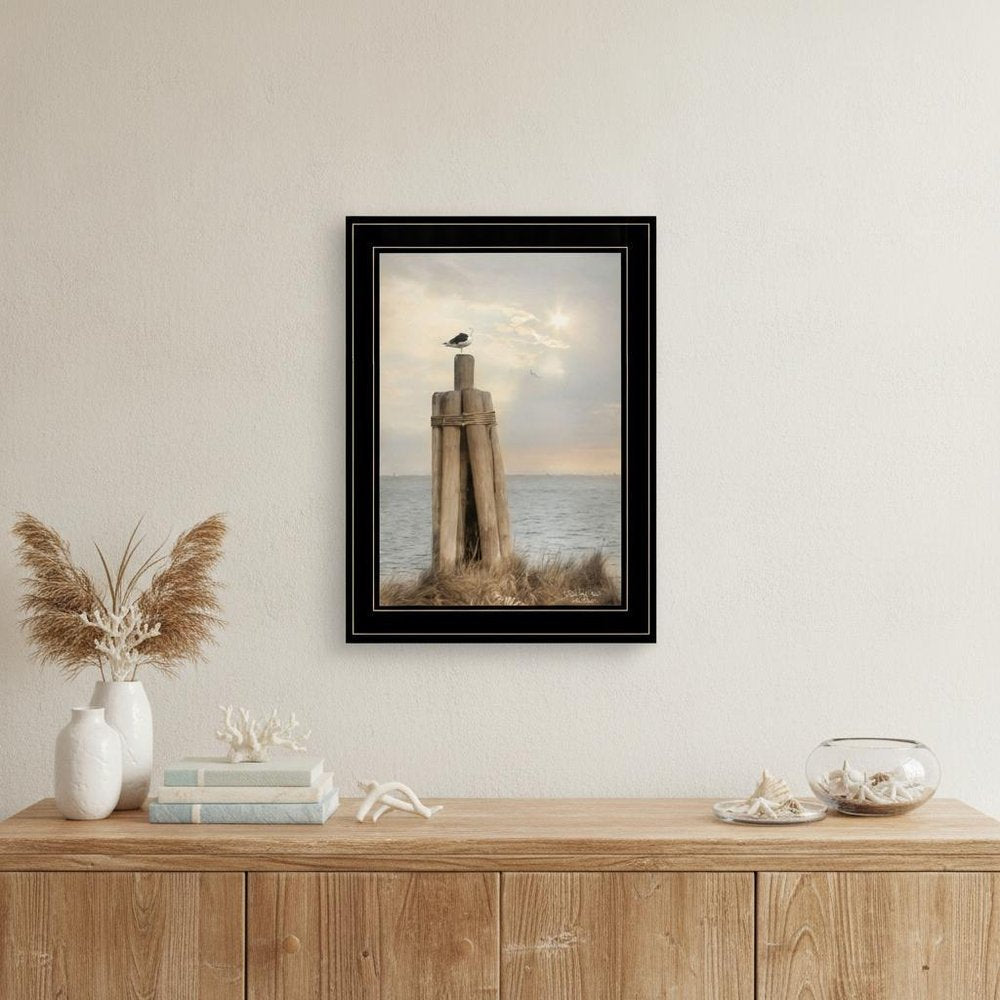 Birds Eye View 3 Black Framed Print Wall Art — view 5
