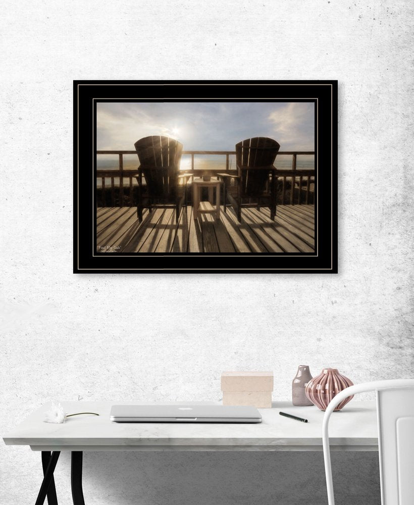 Front Row Seats 1 Black Framed Print Wall Art — view 2