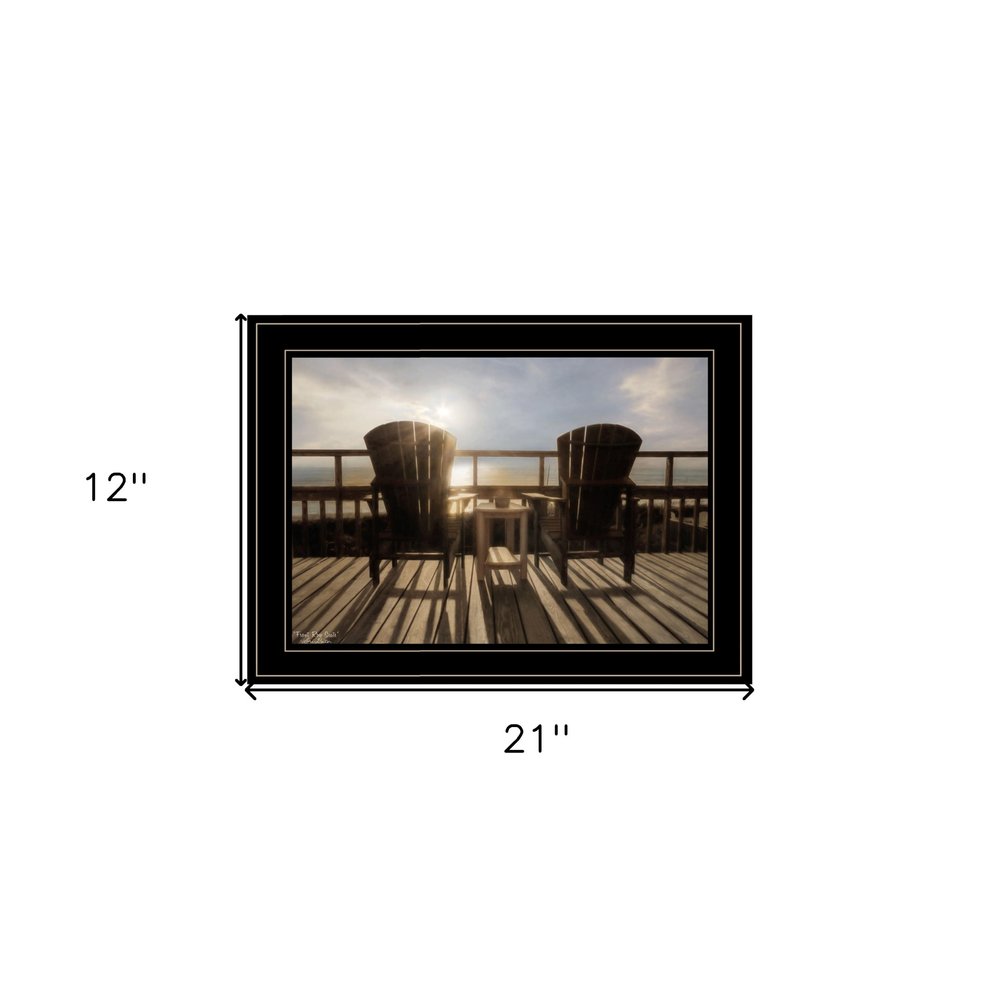 Front Row Seats 1 Black Framed Print Wall Art — view 5