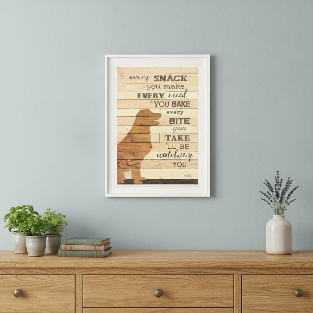 Every Snack You Make 1 White Framed Print Wall Art — view 4