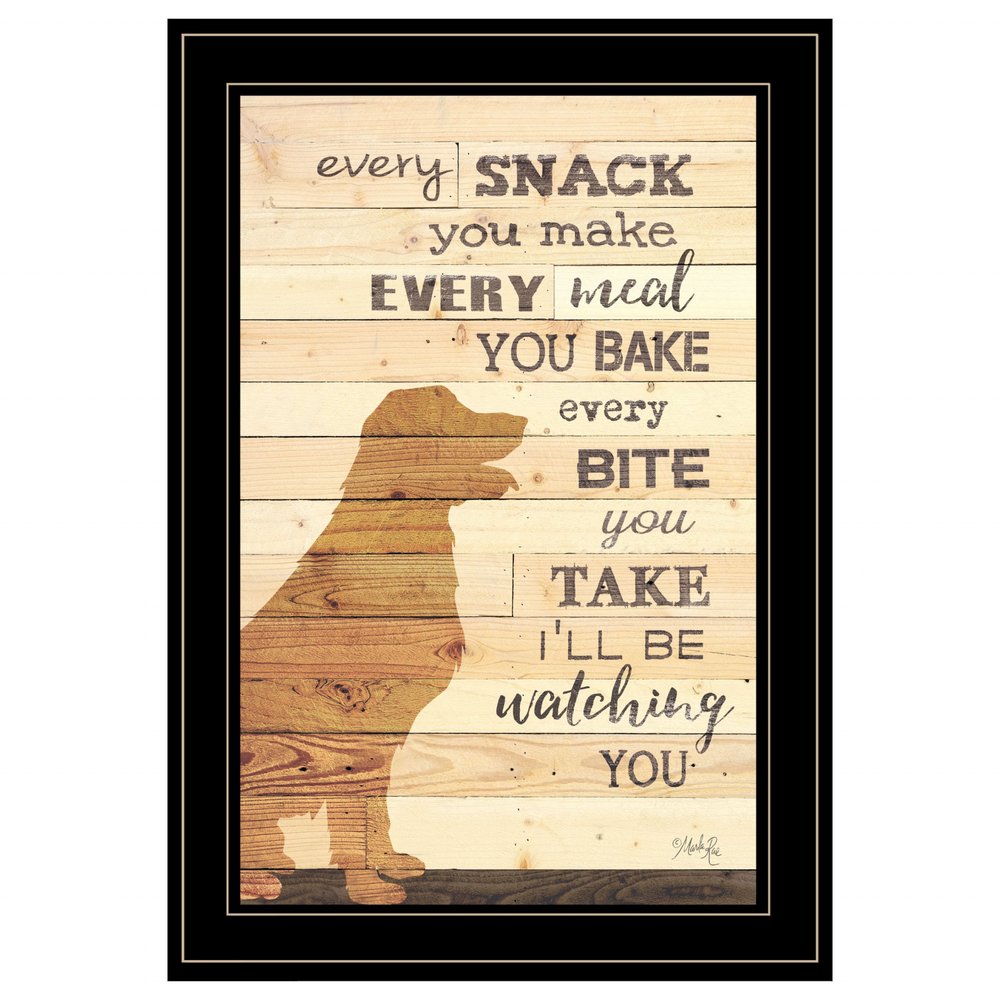 Every Snack You Make 2 Black Framed Print Wall Art — view 1