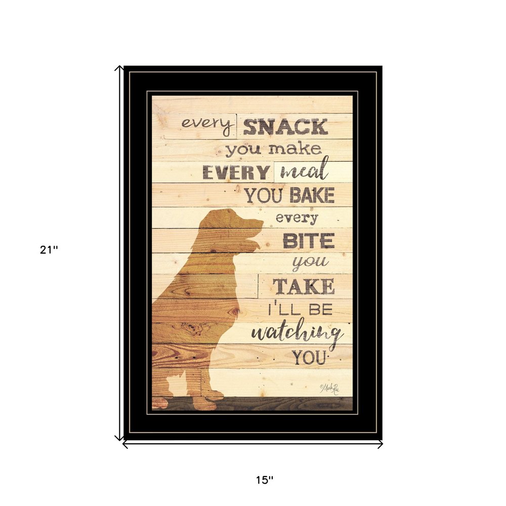 Every Snack You Make 2 Black Framed Print Wall Art — view 3