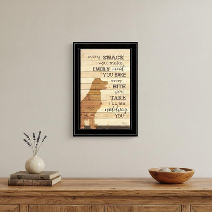 Every Snack You Make 2 Black Framed Print Wall Art