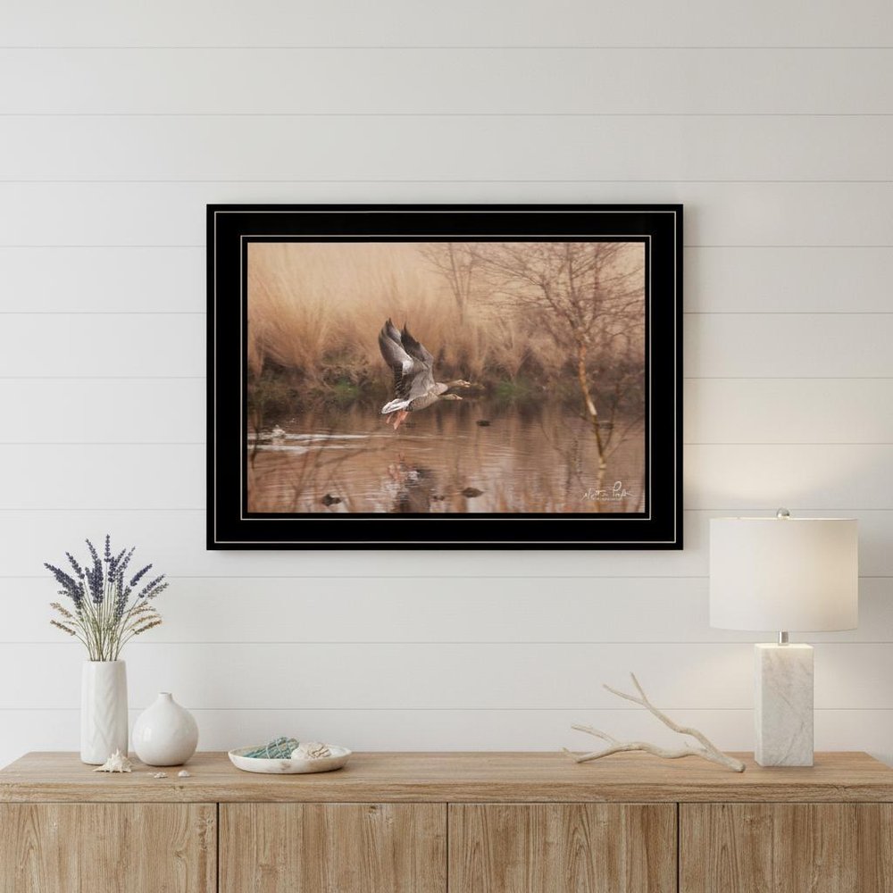 Fly Away 5 Black Framed Print Wall Art — view 5