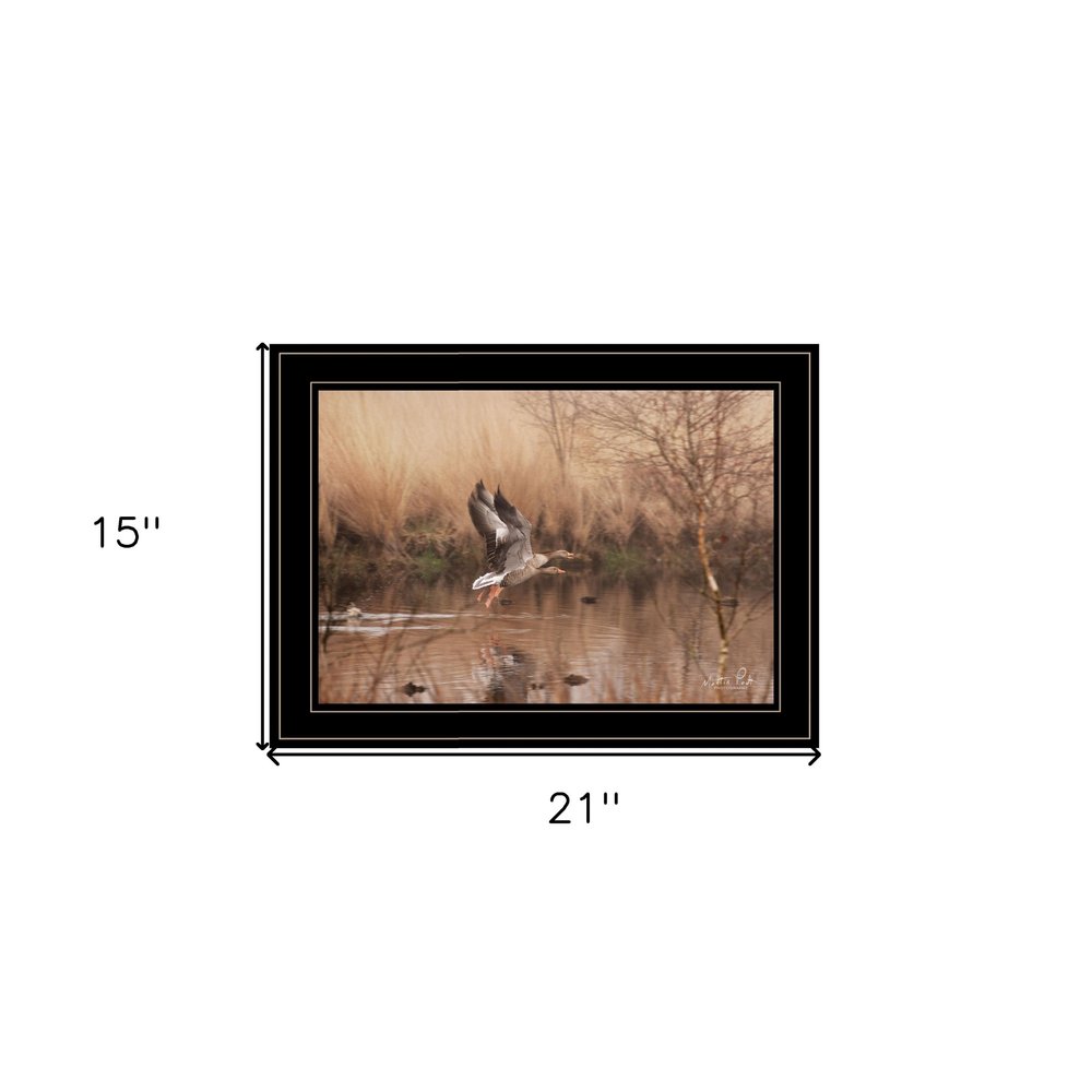 Fly Away 5 Black Framed Print Wall Art — view 4