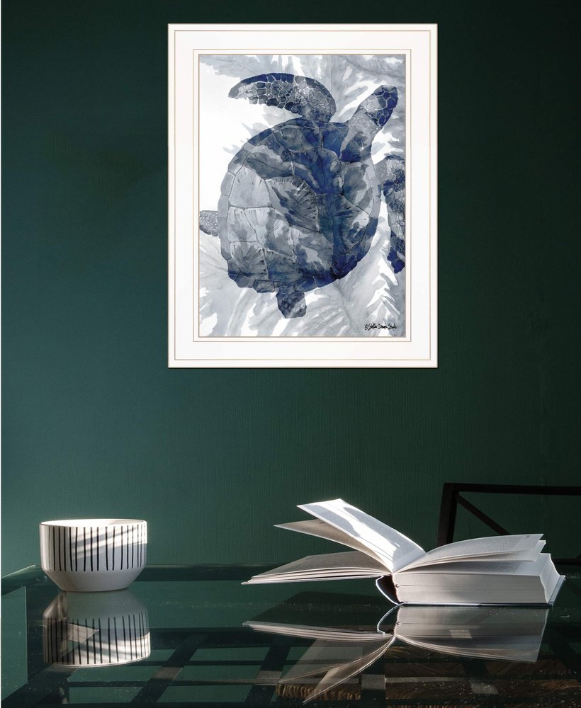 Ocean Collection 3 White Framed Print Wall Art — view 2