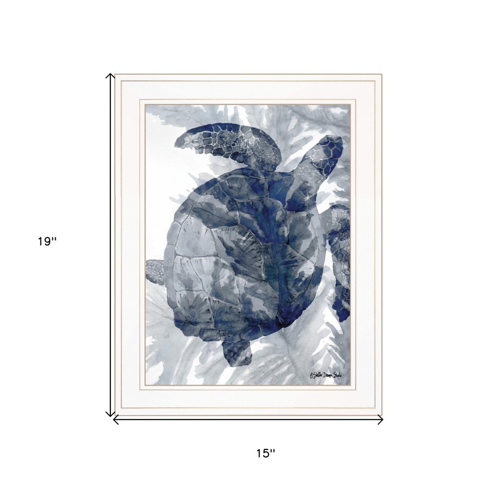 Ocean Collection 3 White Framed Print Wall Art — view 4