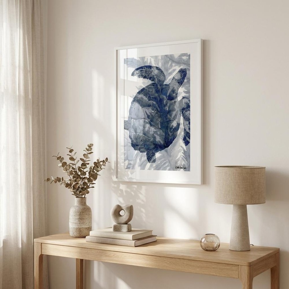 Ocean Collection 3 White Framed Print Wall Art — view 5