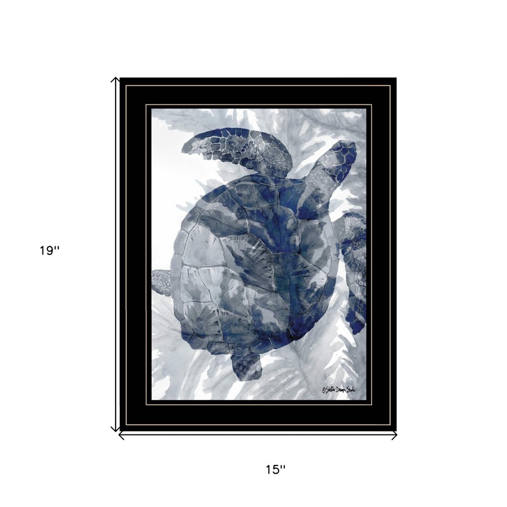 Ocean Collection 3 Black Framed Print Wall Art — view 3