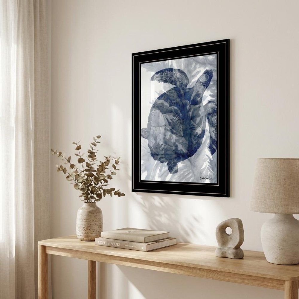 Ocean Collection 3 Black Framed Print Wall Art — view 4