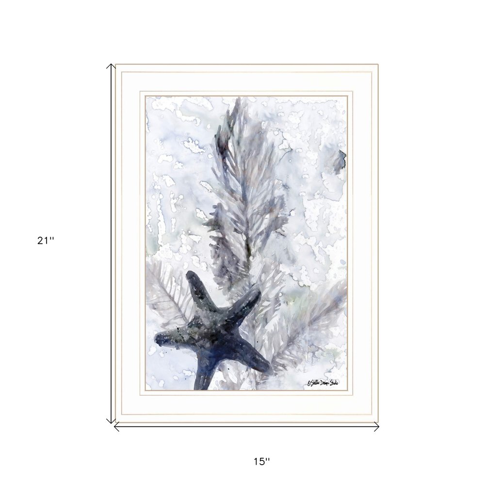 Ocean Collection 4 White Framed Print Wall Art — view 4