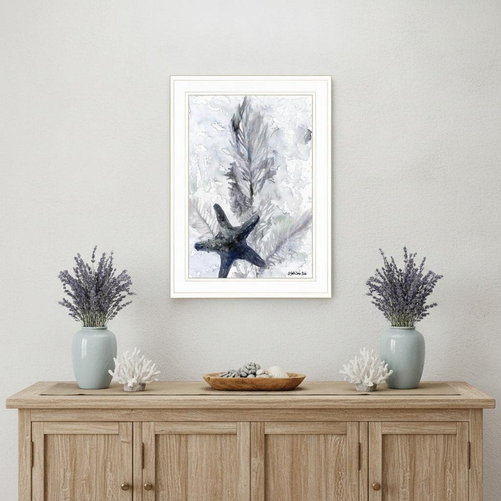 Ocean Collection 4 White Framed Print Wall Art — view 5