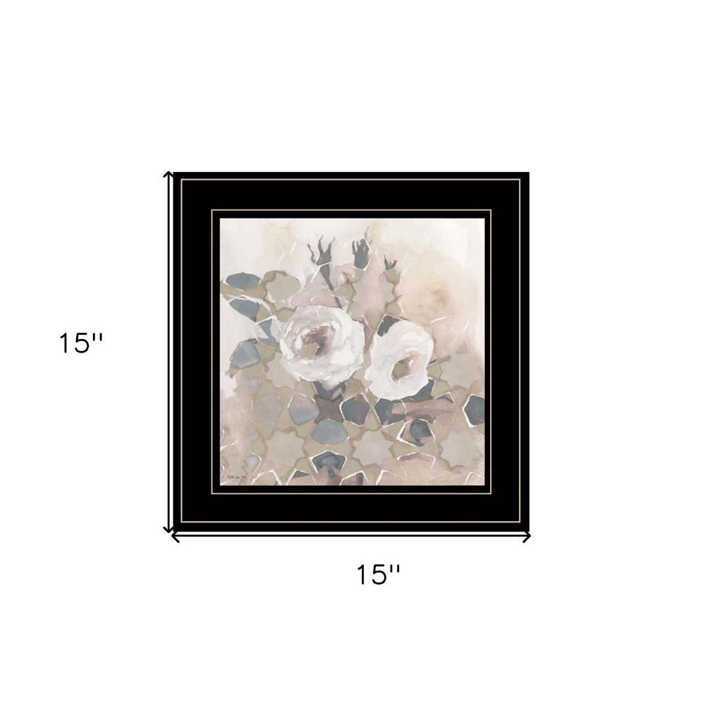 Transitional Blooms I 3 Black Framed Print Wall Art — view 3