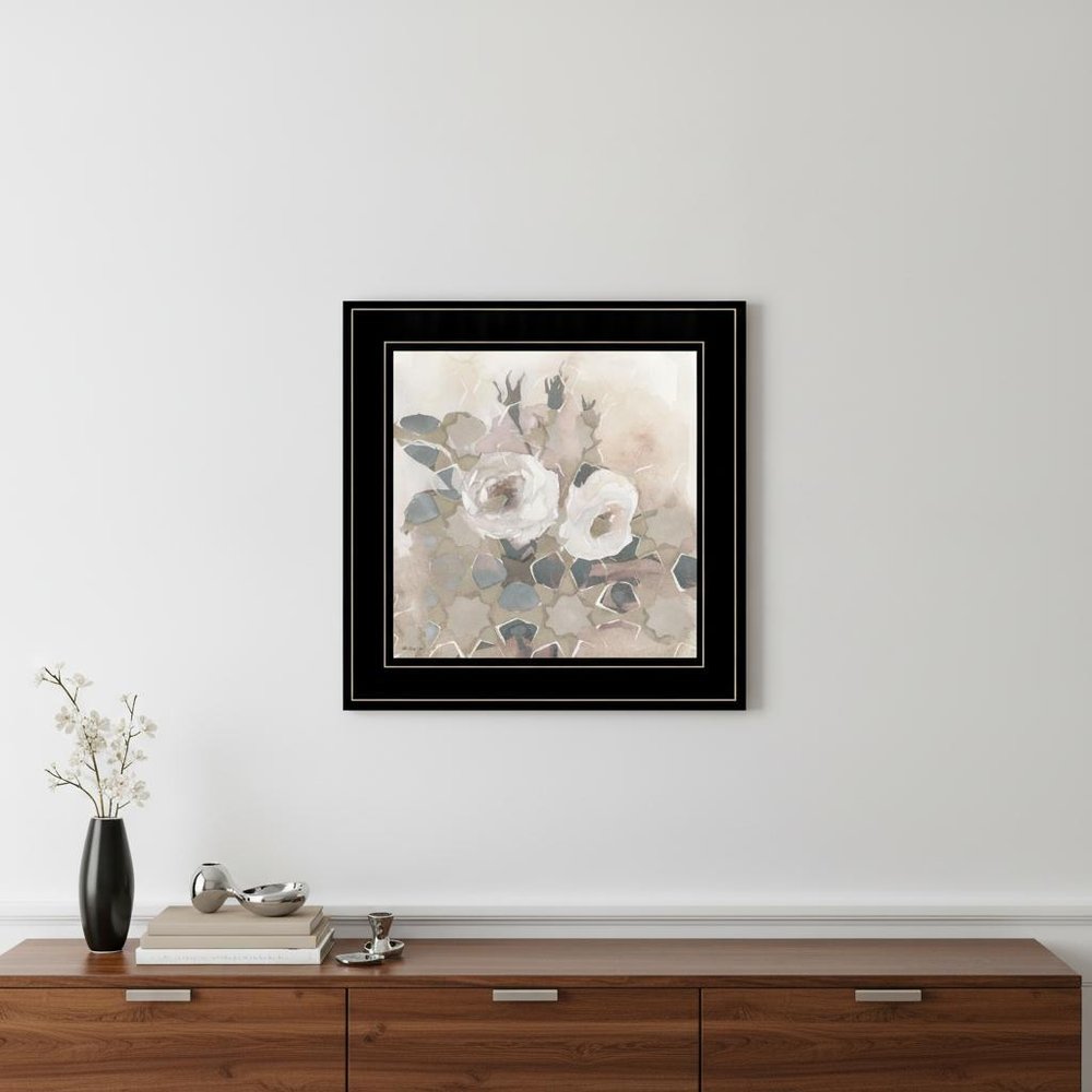 Transitional Blooms I 3 Black Framed Print Wall Art — view 4
