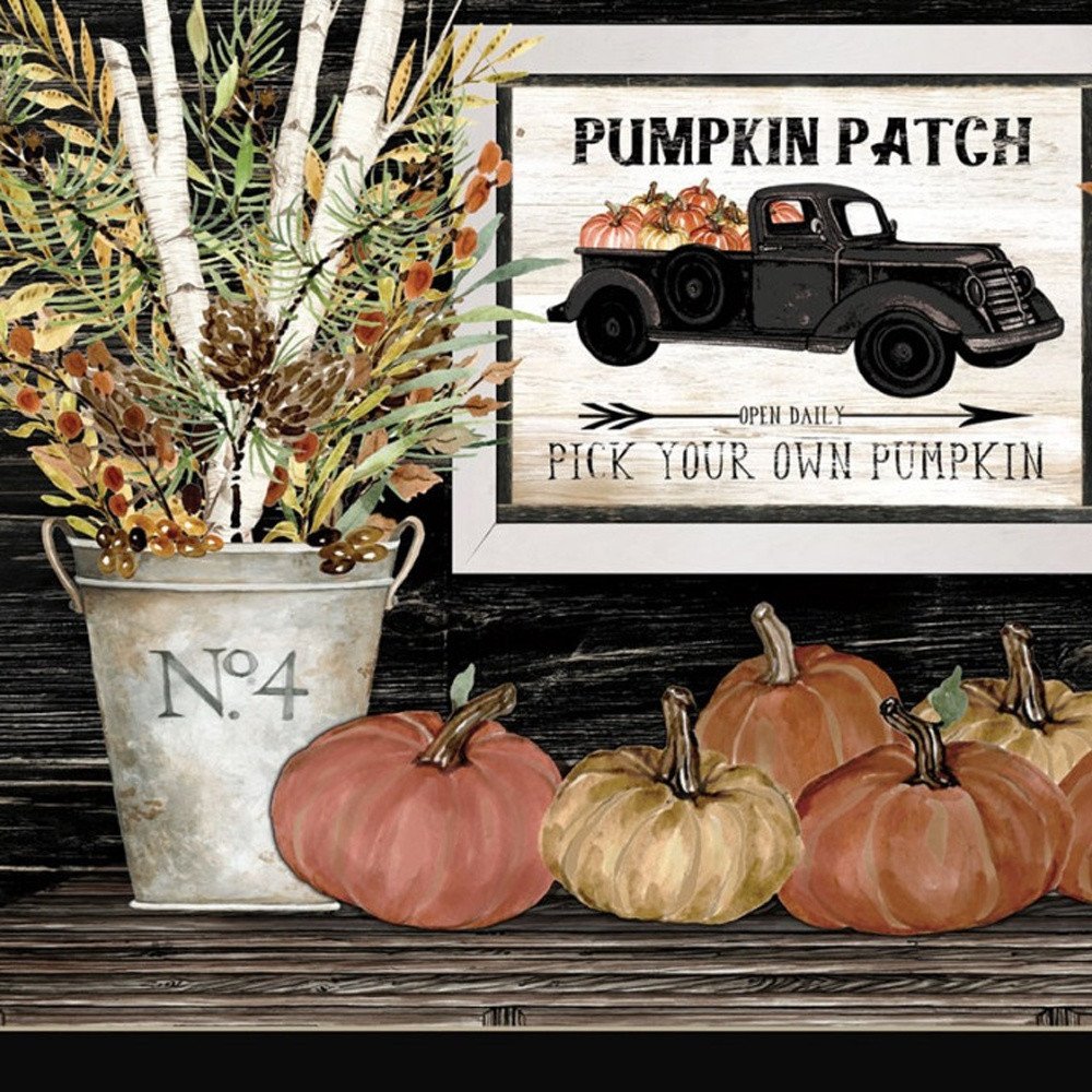 Set Of Two Harvest Moon 3 Black Framed Print Kitchen Wall Art — view 4