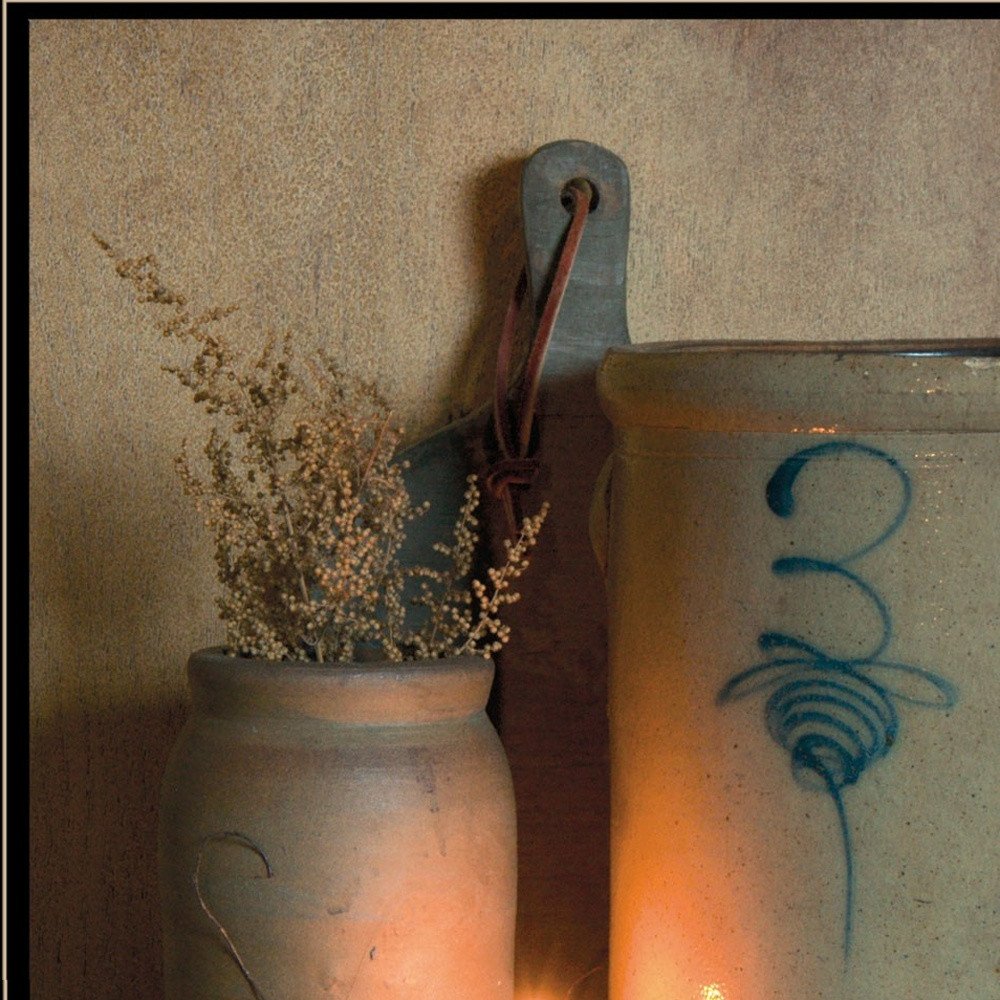 Set Of Two Country Candlelight Black Framed Print Wall Art — view 4