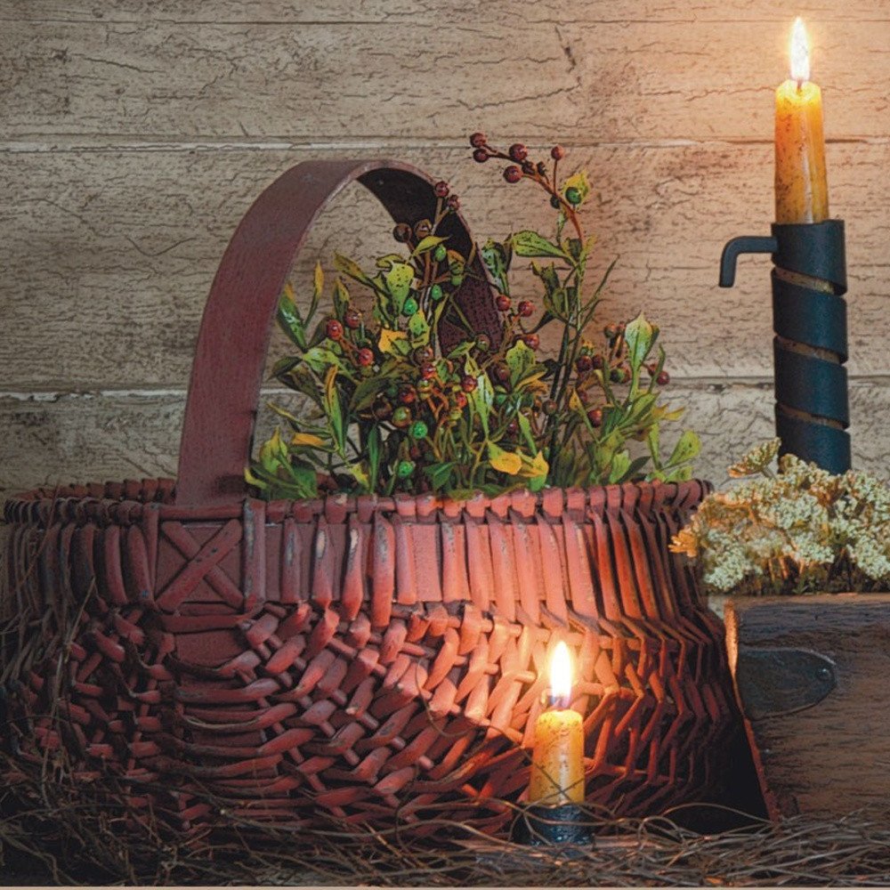 Set Of Two Country Candlelight 4 White Framed Print Wall Art — view 3