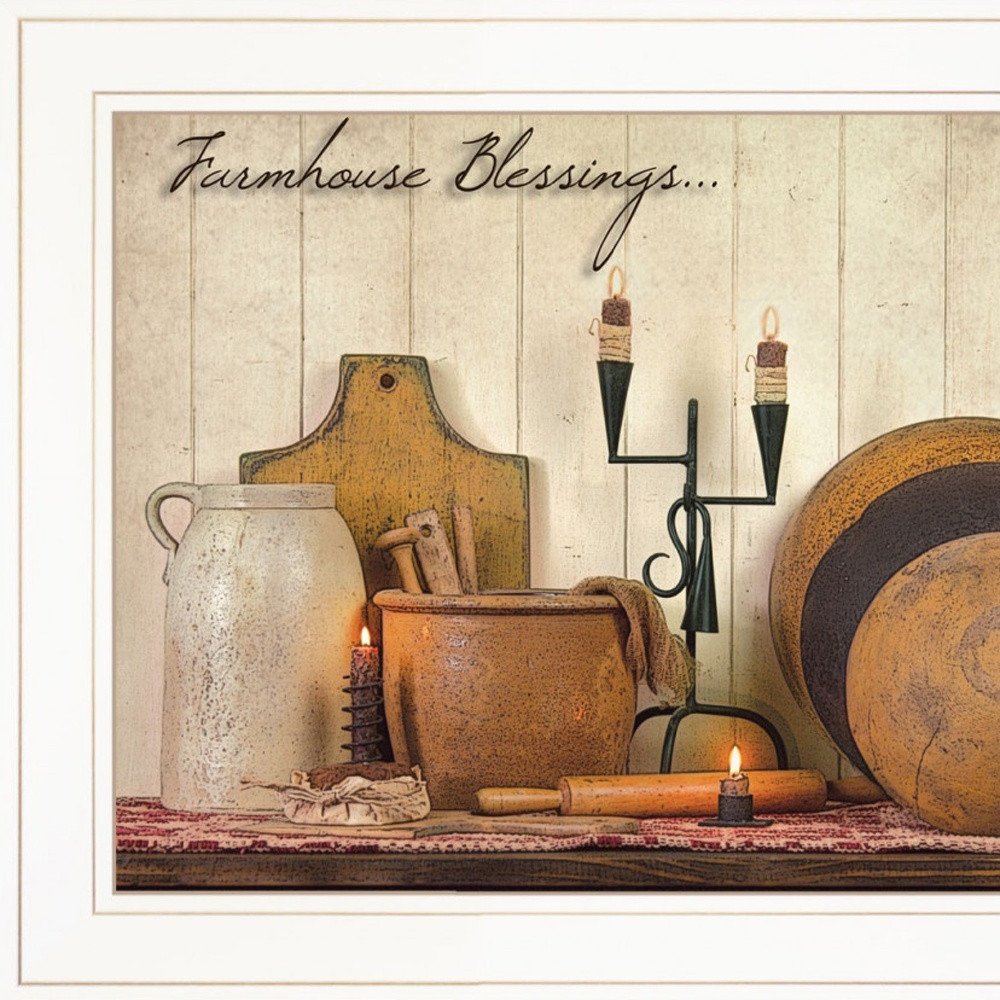 Set Of Two What I Love Most 1 White Framed Print Kitchen Wall Art — view 5