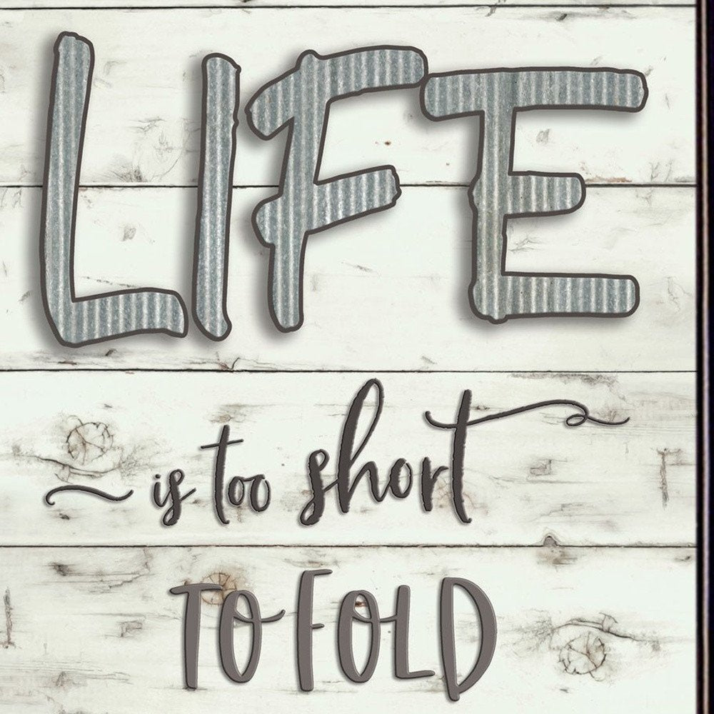 Set Of Two Loads of Fun 3 Black Framed Print Bathroom Wall Art — view 3