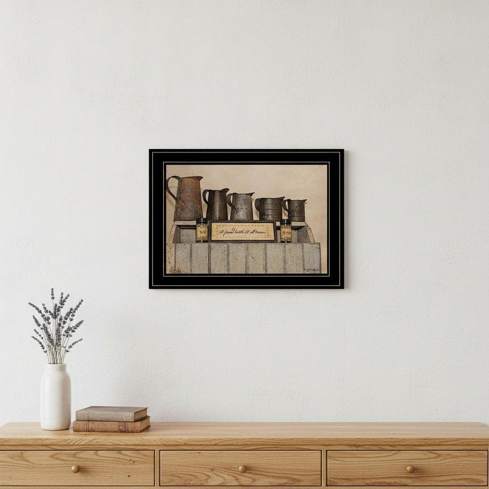 Set Of Two Homemade is Best 2 Black Framed Print Kitchen Wall Art — view 4