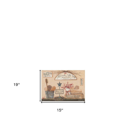 Set Of Two Wash Room 4 White Framed Print Bathroom Wall Art
