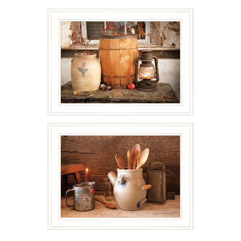 Set Of Two The Nail Keg White Framed Print Wall Art — view 1
