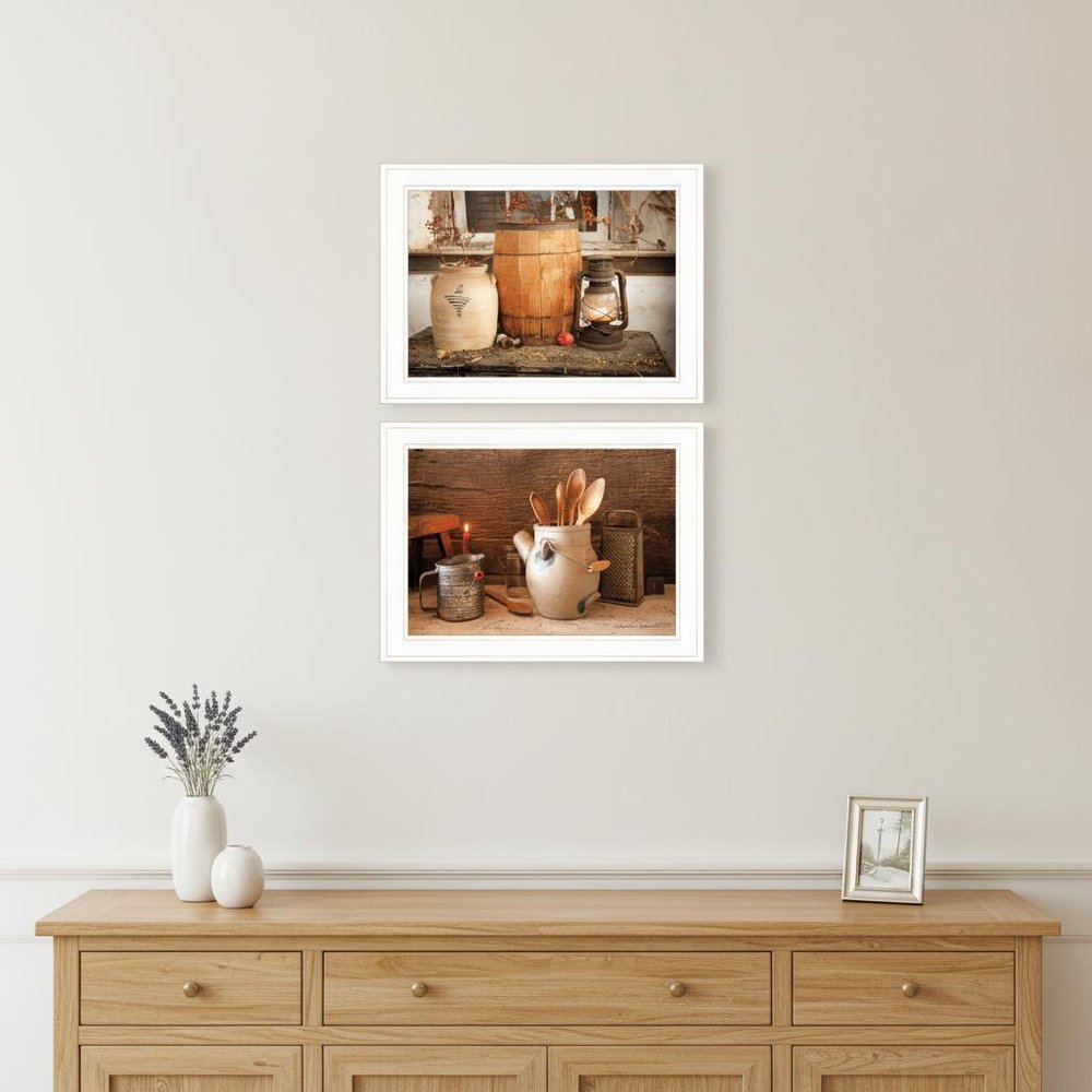 Set Of Two The Nail Keg White Framed Print Wall Art — view 4
