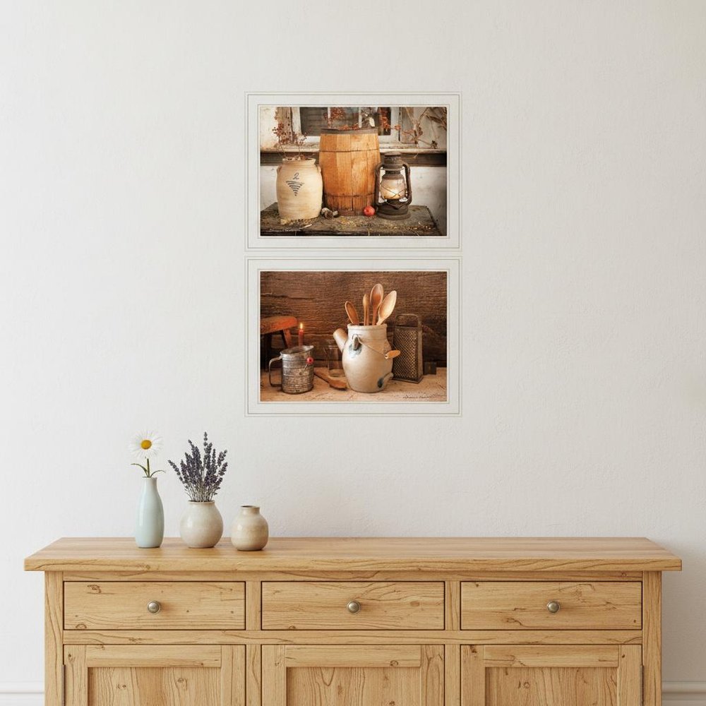 Set Of Two The Nail Keg 4 White Framed Print Wall Art — view 4