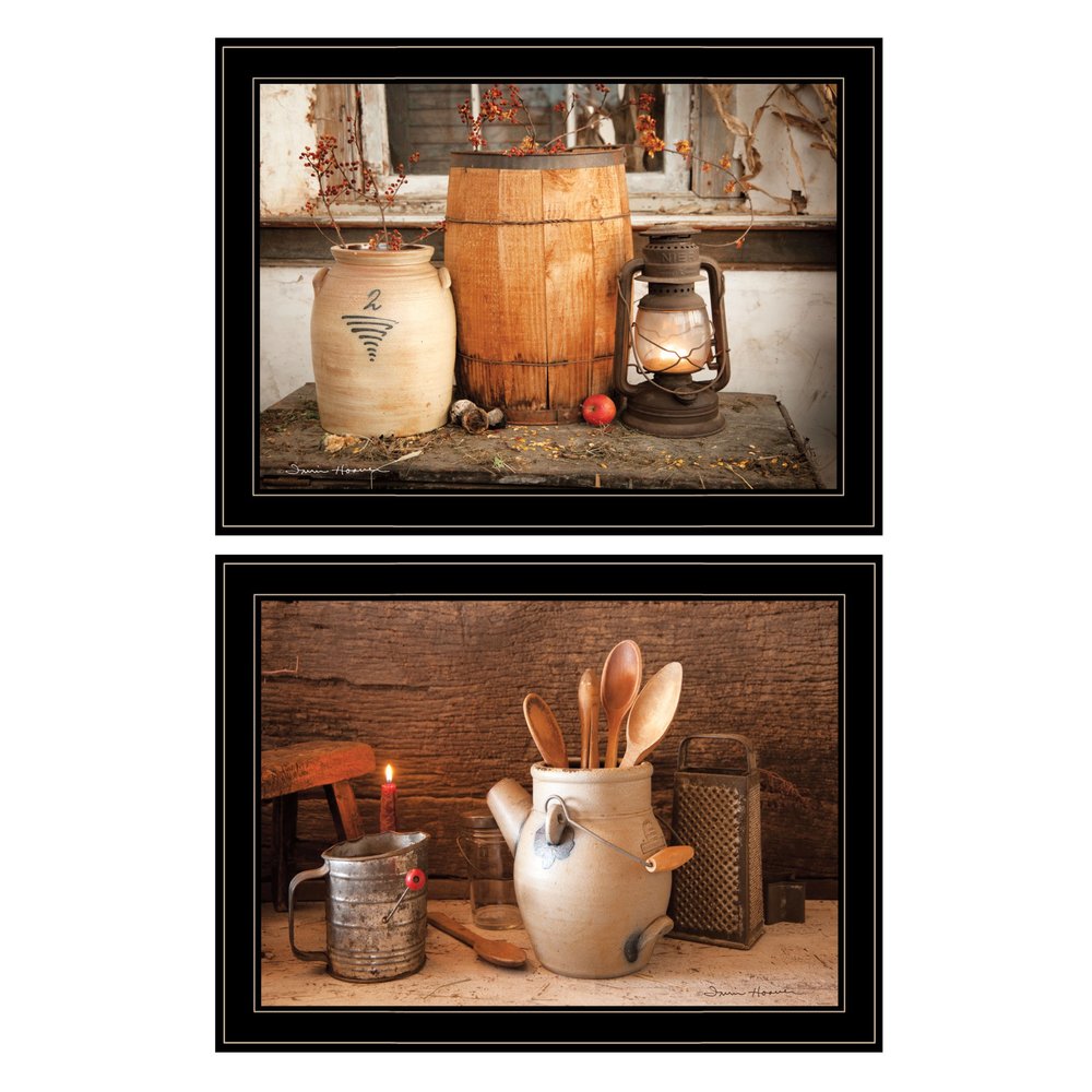 Set Of Two The Nail Keg 5 Black Framed Wall Art — view 1
