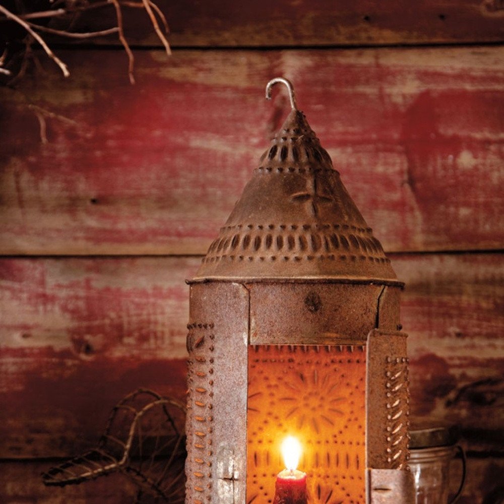 Set Of Two Innkeepers Lantern 1 White Framed Print Wall Art — view 4