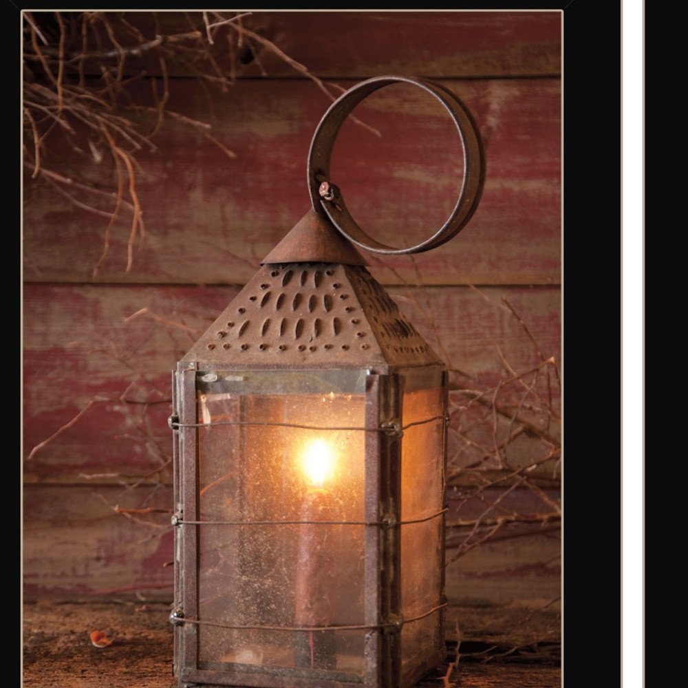 Set Of Two Innkeepers Lantern 3 Black Framed Print Wall Art — view 4