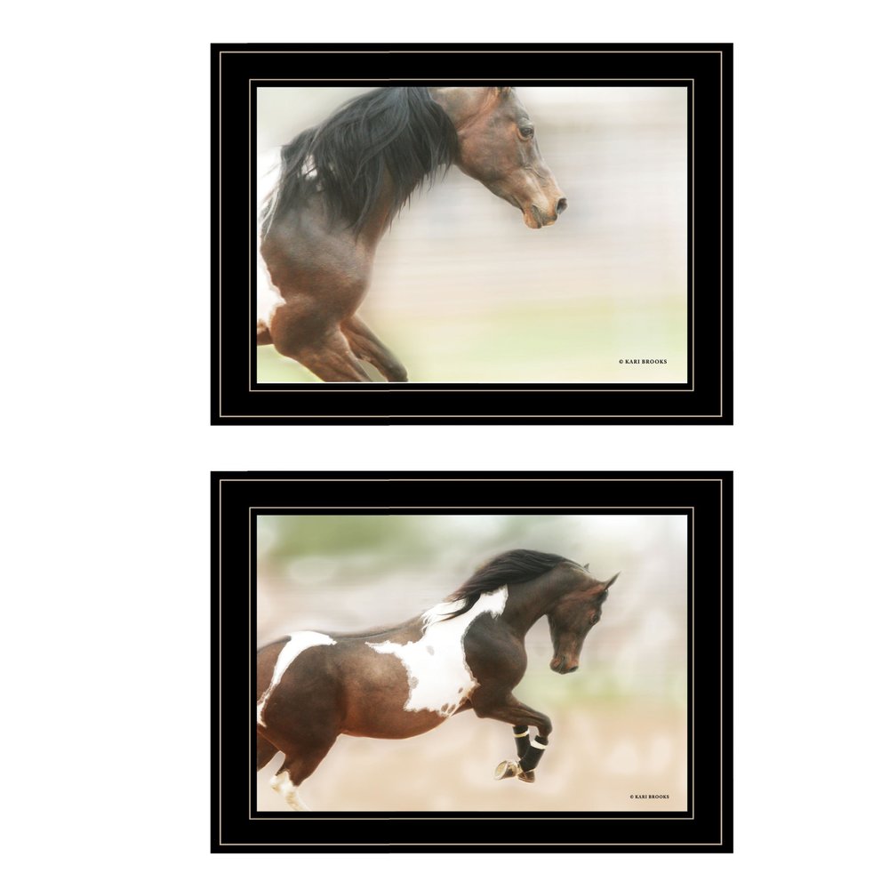Set Of Two A Wild Kookie 2 Black Framed Print Wall Art — view 1
