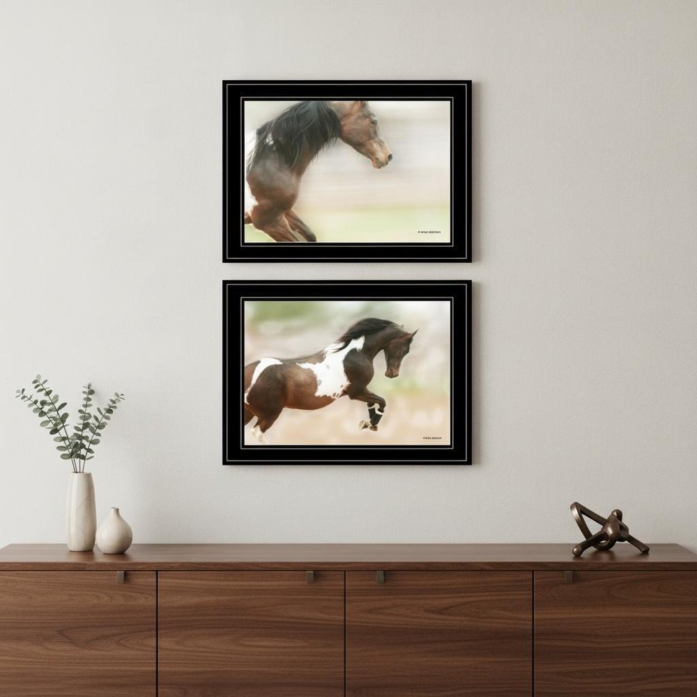 Set Of Two A Wild Kookie 2 Black Framed Print Wall Art — view 4