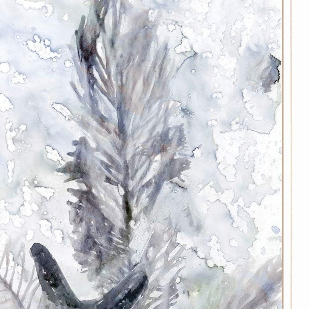 Set Of Two Ocean 1 White Framed Print Wall Art — view 3