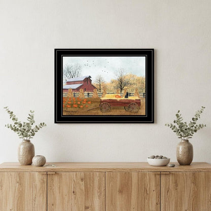 Autumn Blessings 2 Black Framed Print Wall Art HomeRoots