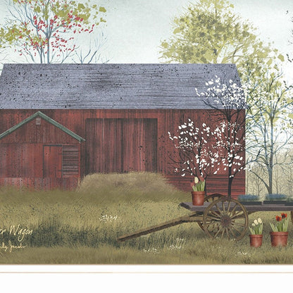 Flower Wagon 2 White Framed Print Wall Art HomeRoots