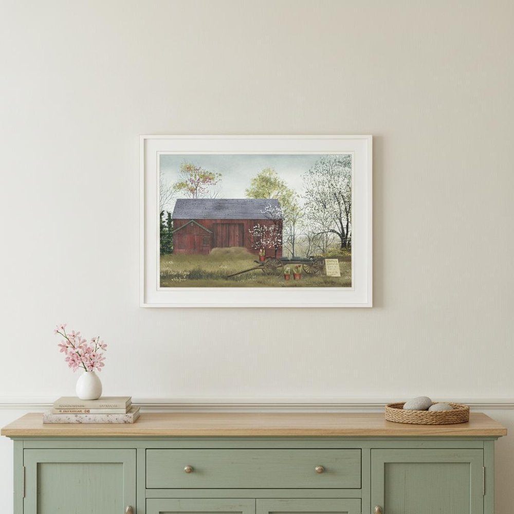 Flower Wagon 2 White Framed Print Wall Art HomeRoots