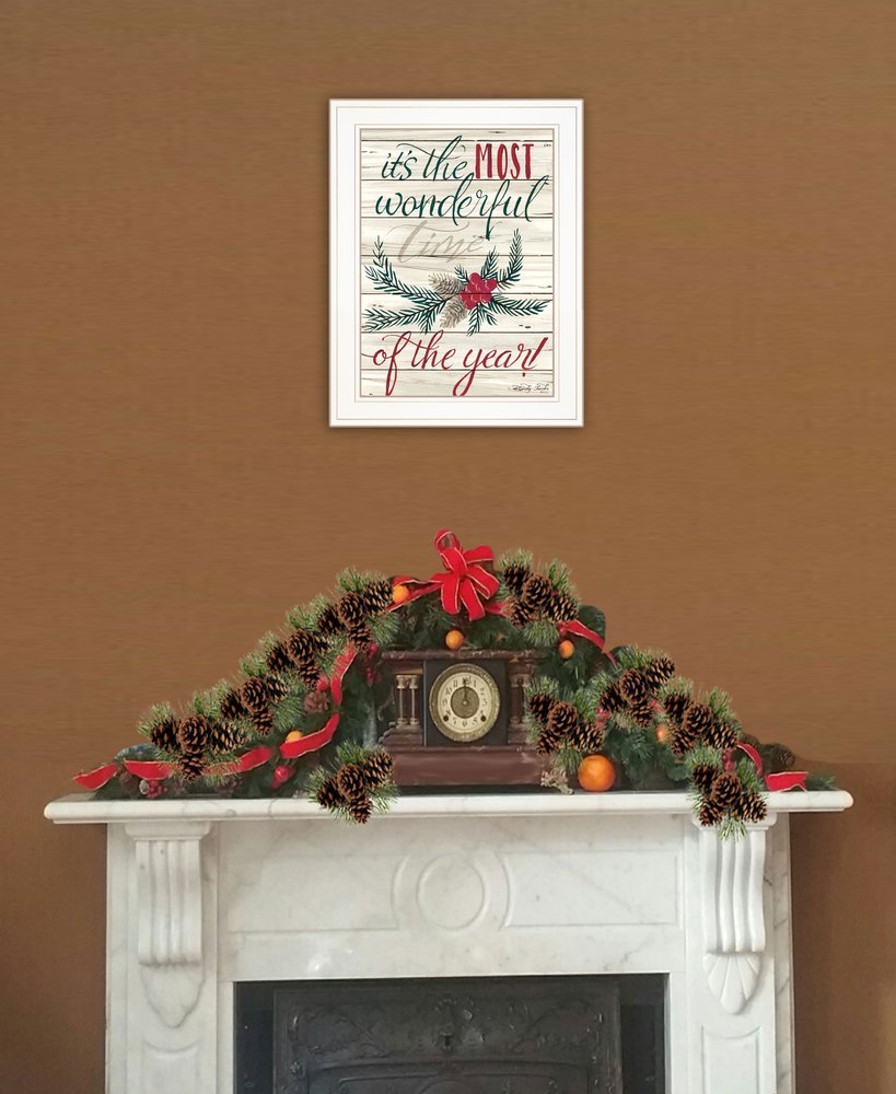 The Most Wonderful Time 1 White Framed Print Wall Art — view 2