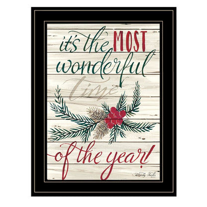 The Most Wonderful Time 2 Black Framed Print Wall Art HomeRoots