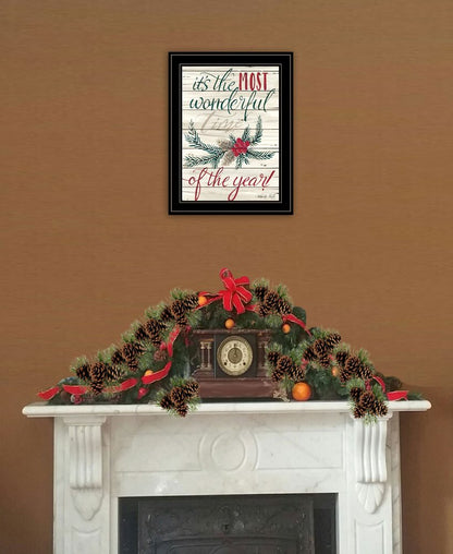 The Most Wonderful Time 2 Black Framed Print Wall Art HomeRoots
