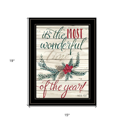 The Most Wonderful Time 2 Black Framed Print Wall Art HomeRoots