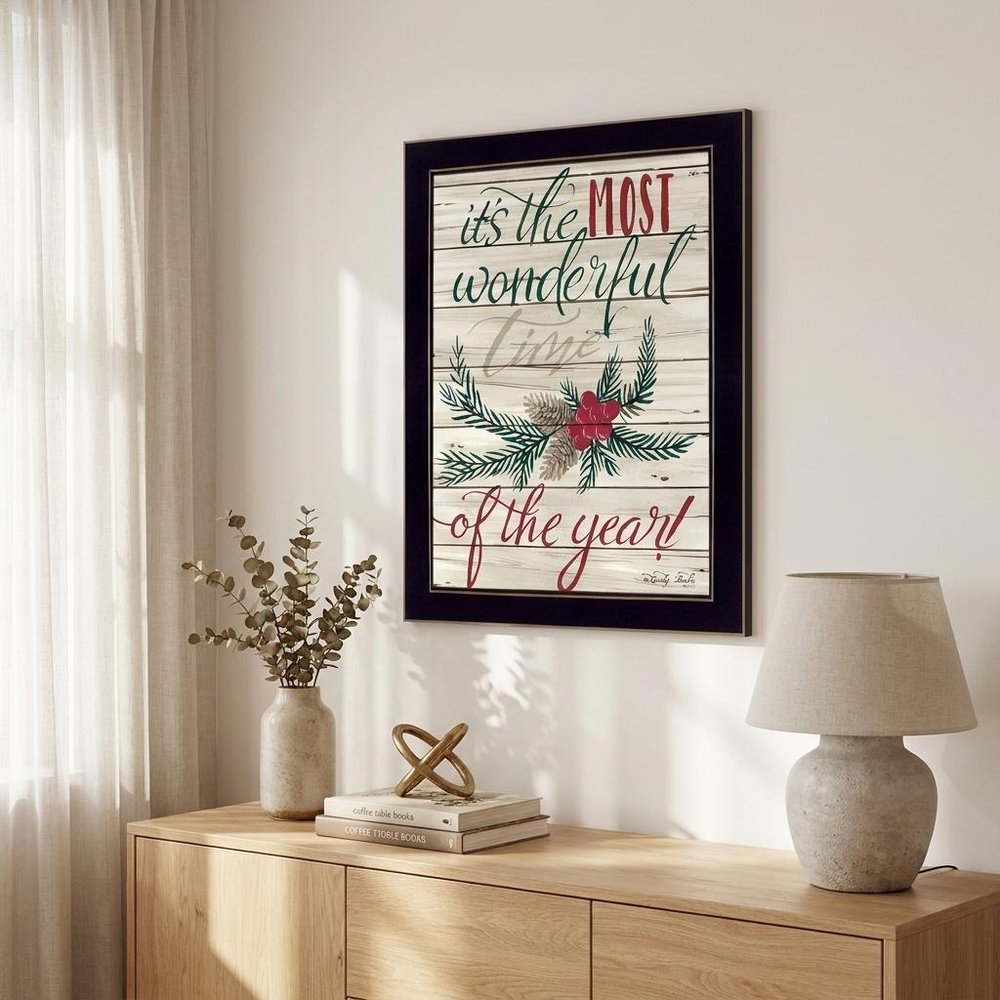 The Most Wonderful Time 3 Black Framed Print Wall Art — view 5