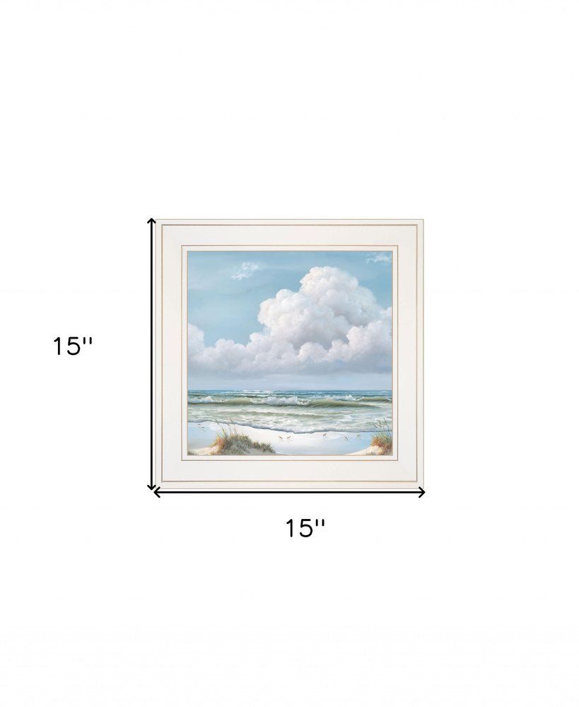 Beautiful Day II White Framed Print Wall Art — view 4