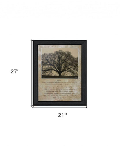 Life Is 11 Black Framed Wall Art HomeRoots